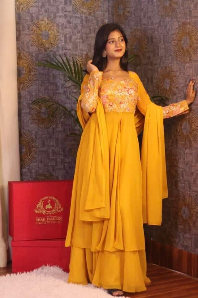 Indian farsi cut dress