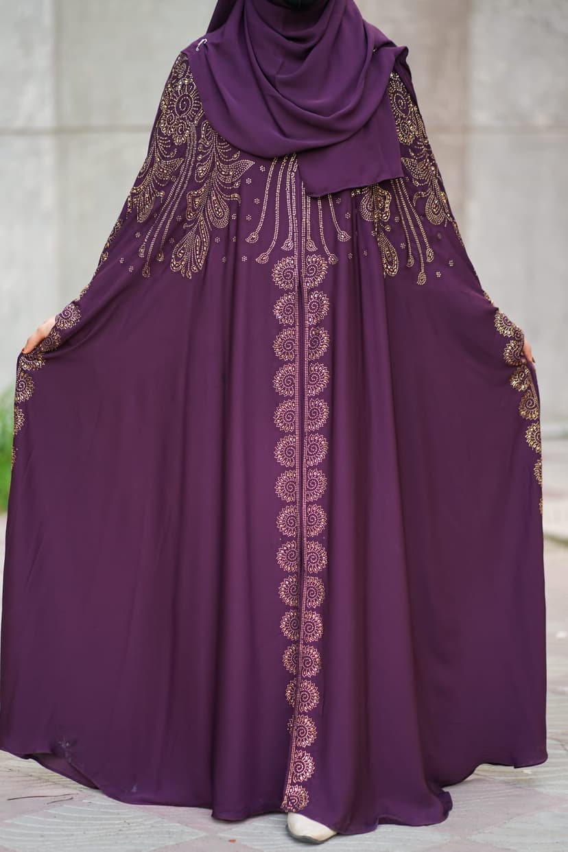 Luxury Abhaya Set with Inner and Hijab