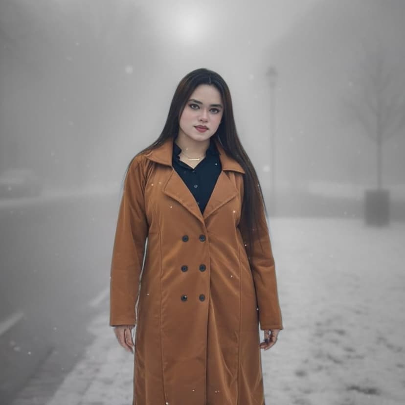 Stylish Ladies Overcoat ( Button System)