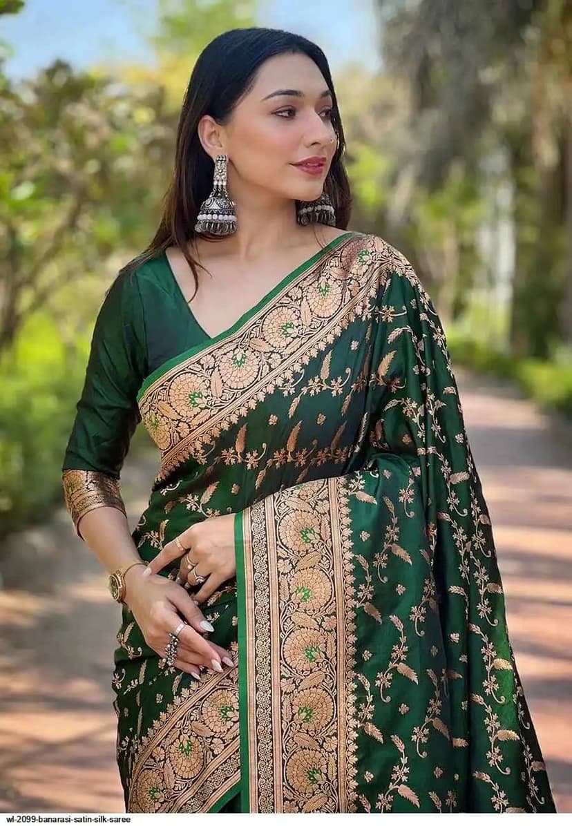 Japani Silk Skin Print Sharee with Blouse Piece
