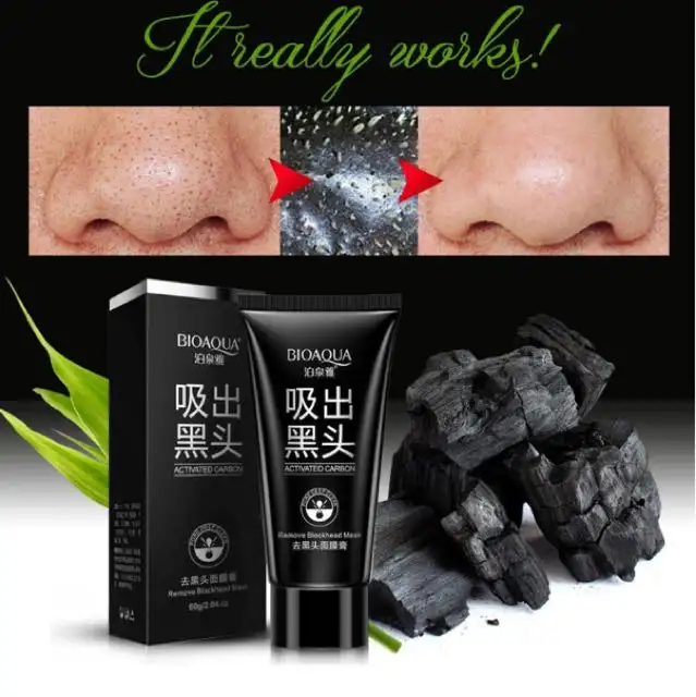 Bioaqua Blackhead Remove Mask Activated Carbon 60gm (P-2245)